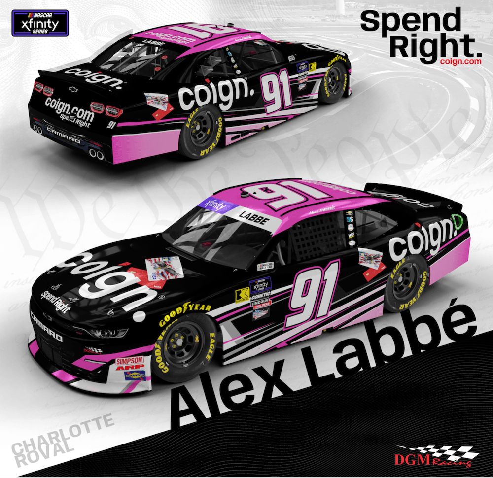 The story behind Coign&apos;s NASCAR sponsorship