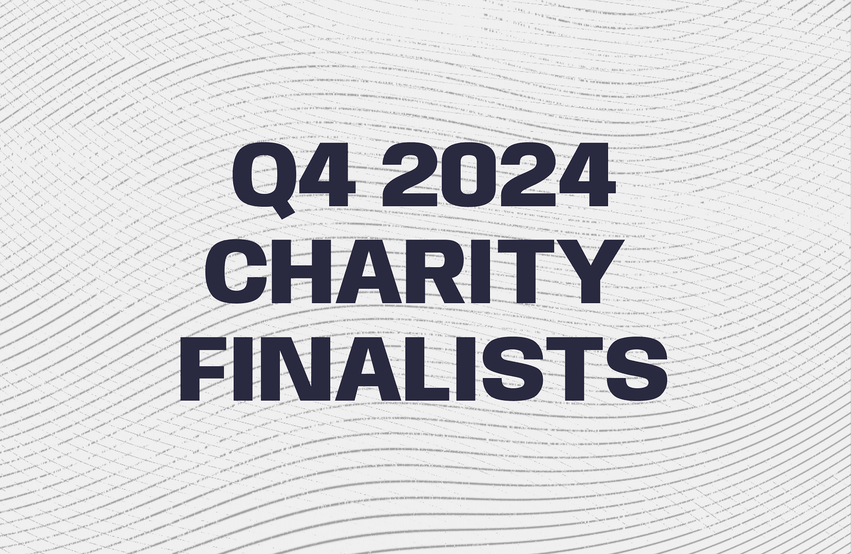 Coign Q4 2024 charity finalists announced